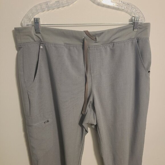 FIGS Tech Collection | Women's Gray Zamora Scrubs Jogger Pants (Size XL) - Picture 4 of 14
